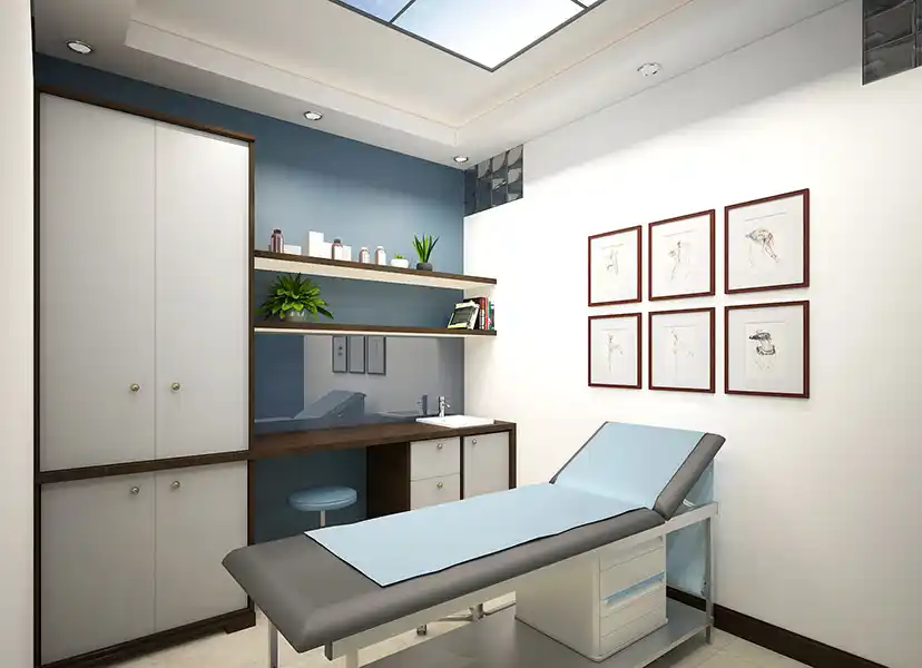 طراحی اتاق ریکاوری مطب پزشکی شیراز 