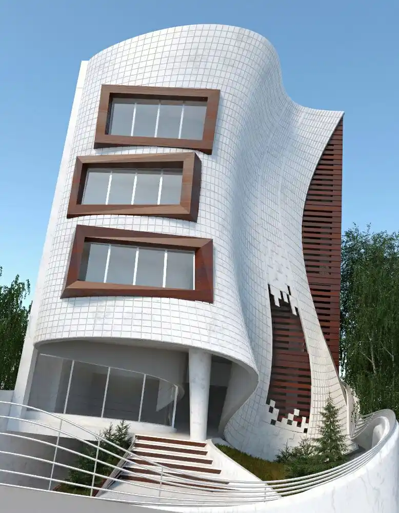 ایده های طراحی نمای ساختمان در شیراز 