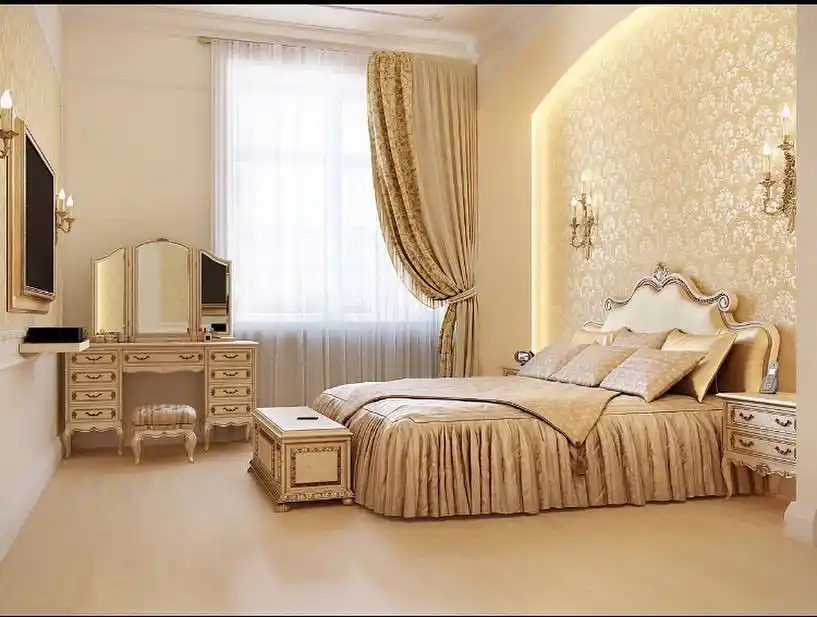 طراحی اتاق خواب به سبک کلاسیک در شیراز 