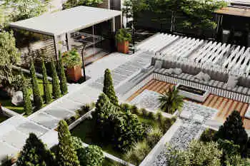 طراحی محوطه و فضای سبز در تهران