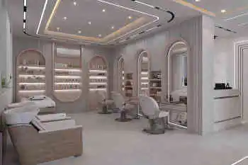 طراحی و دکور سالن زیبایی در تهران