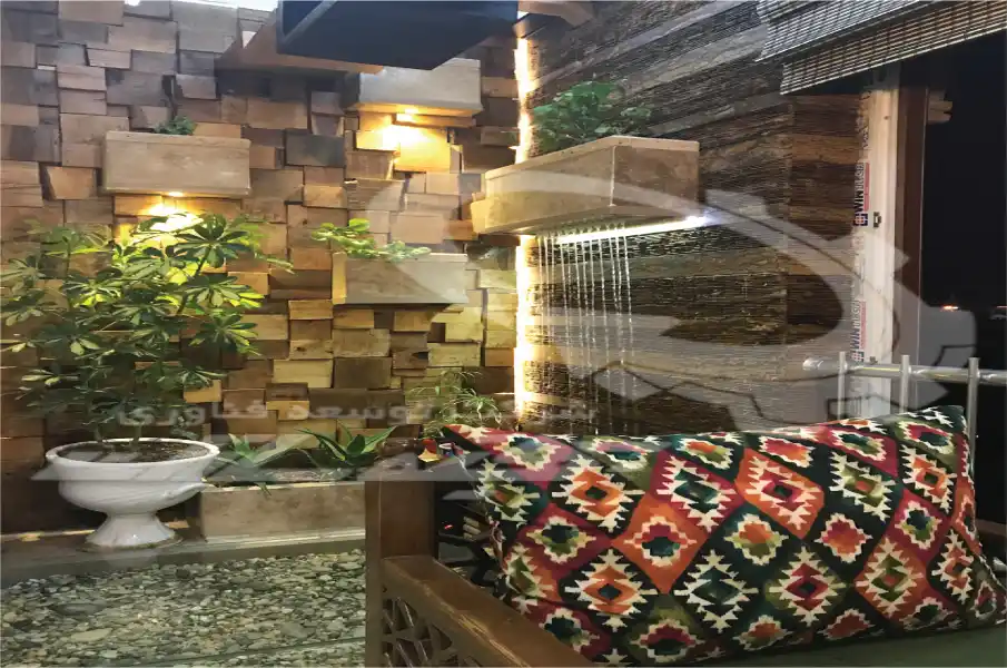  طراحی واجرای تراس سبز مدرن و شیک در شیراز