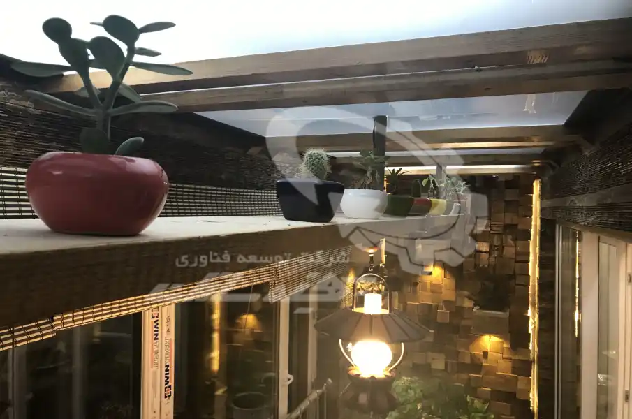  طراحی واجرای تراس سبز مدرن و شیک در شیراز
