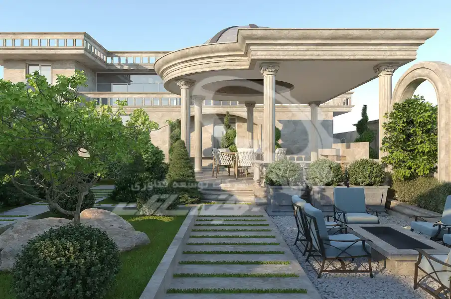 طراحی تا اجرا محوطه های کلاسیک در شیراز