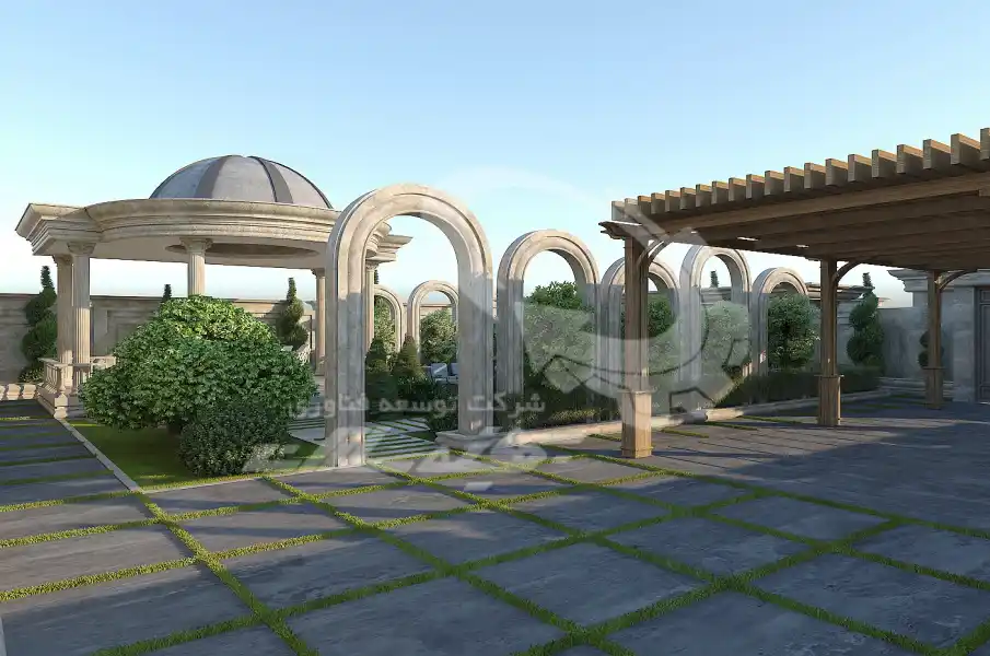 طراحی تا اجرا محوطه های کلاسیک در شیراز