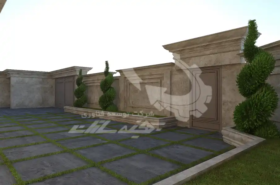 طراحی تا اجرا محوطه های کلاسیک در شیراز