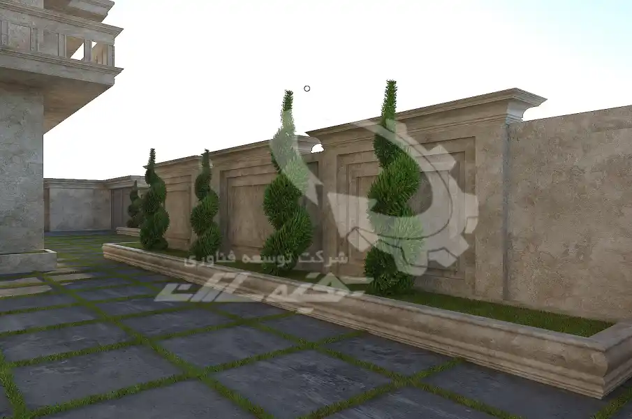 طراحی تا اجرا محوطه های کلاسیک در شیراز