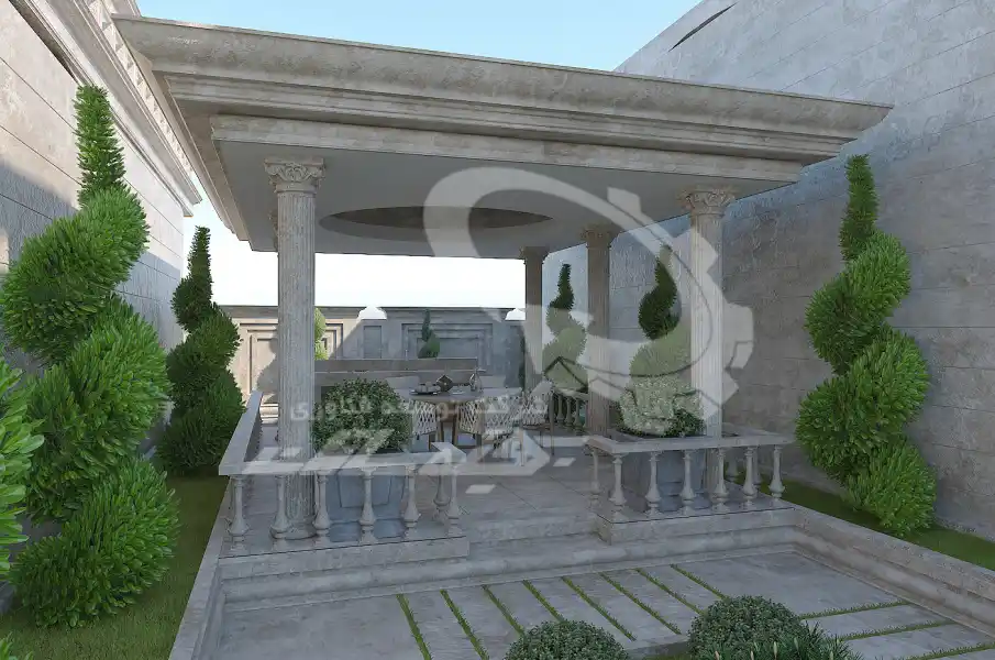 طراحی تا اجرا محوطه های کلاسیک در شیراز