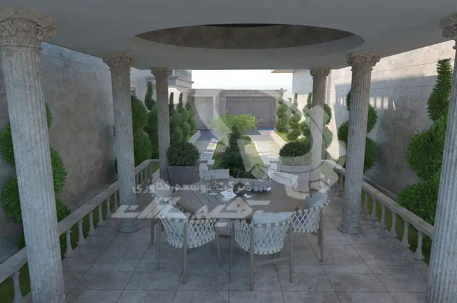 طراحی تا اجرا محوطه های کلاسیک در شیراز