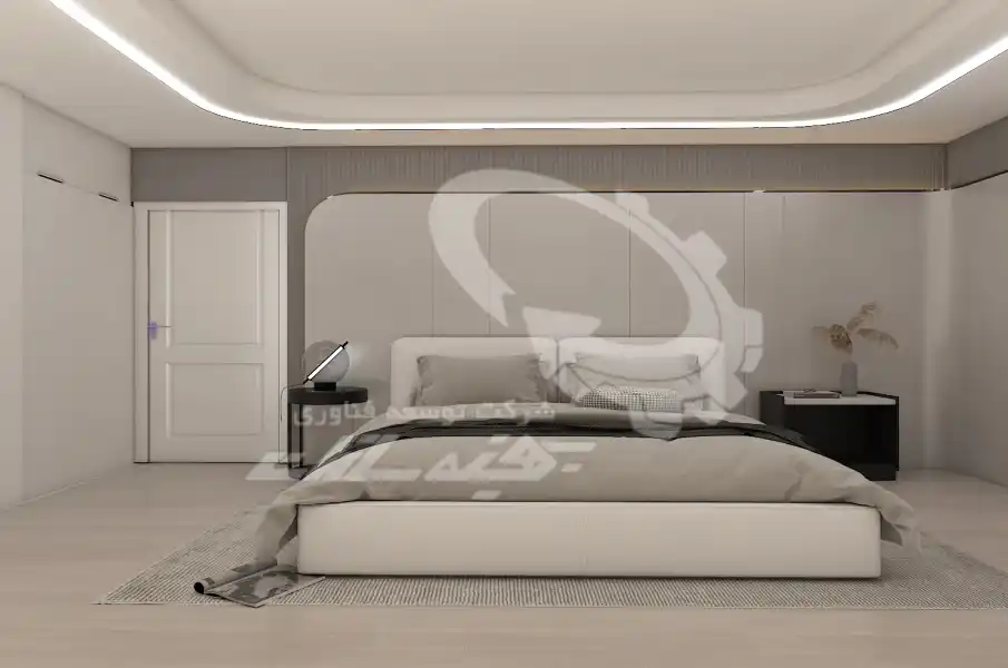 طراحی و اجرای مسترخواب شیکِ مدرن در شیراز