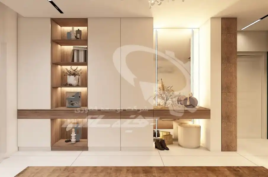 طراحی و اجرای سالن نشیمن نئوکلاسیک در شیراز