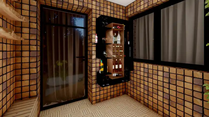 طراحی و اجرای تراس مدرن در شیراز