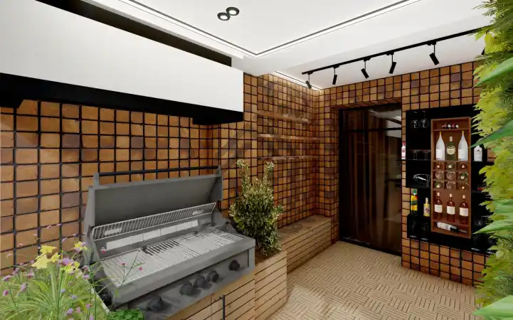 طراحی و اجرای تراس مدرن در شیراز