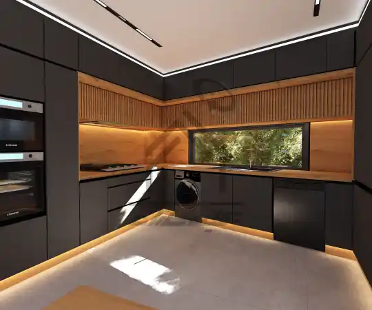 طراحی و اجرای داخلی آشپزخانه های مدرن در شیراز