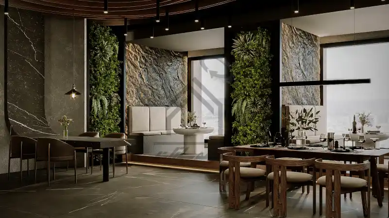 طراحی و اجرای دکوراسیون رستوران در شیراز