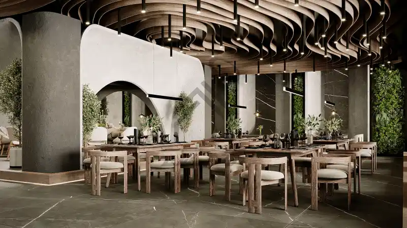 طراحی و اجرای دکوراسیون رستوران در شیراز