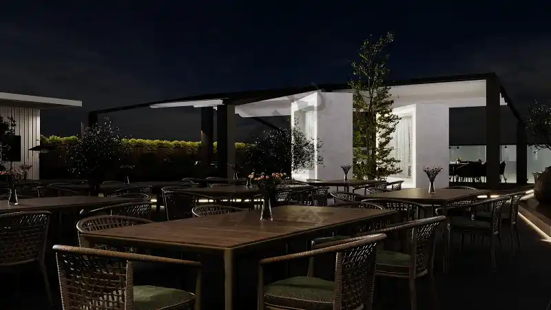 طراحی و اجرای دکوراسیون رستوران در شیراز