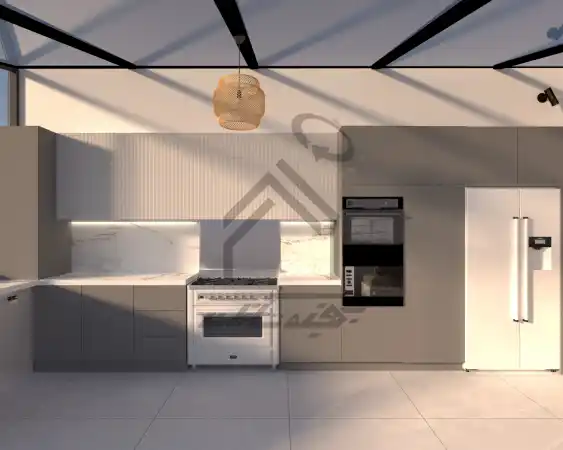 طراحی و اجرای آشپزخانه کثیف در شیراز