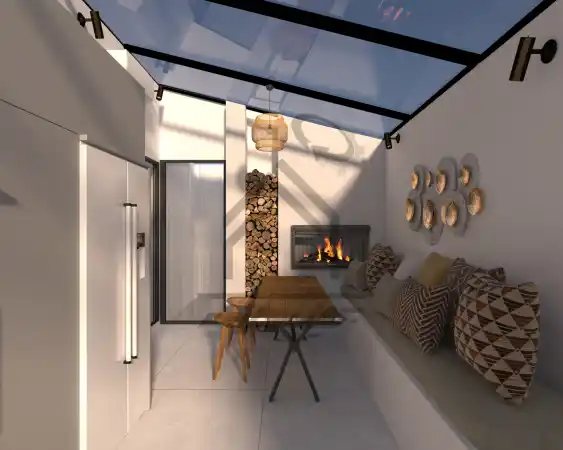 طراحی و اجرای آشپزخانه کثیف در شیراز