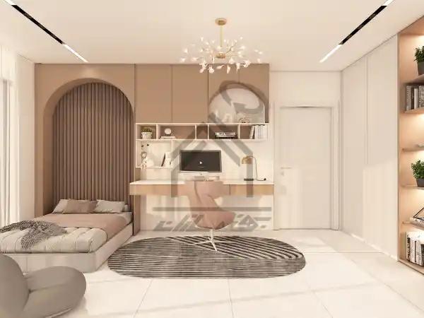 طراحی و اجرای اتاق خواب مدرن در شیراز