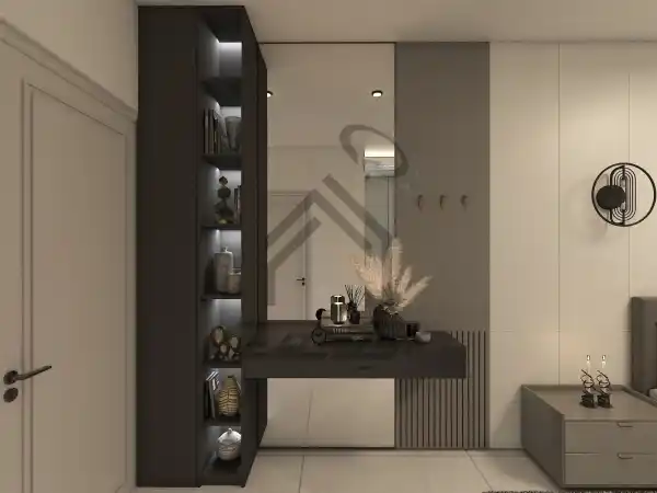 طراحی و اجرای اتاق خواب مدرن در شیراز