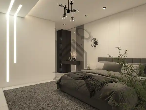 طراحی و اجرای اتاق خواب مدرن در شیراز