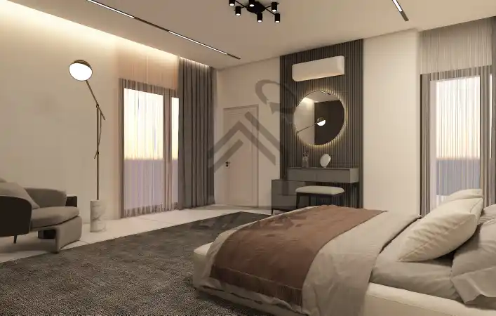 طراحی و اجرای اتاق خواب مدرن در شیراز