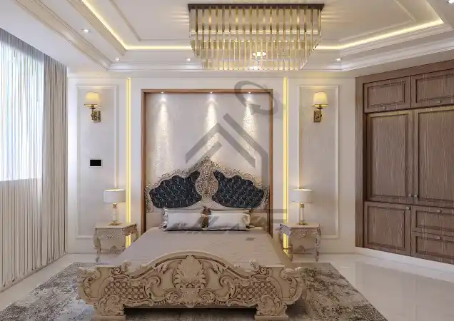 طراحی تا دکوراسیون کلاسیک اتاق خواب در شیراز