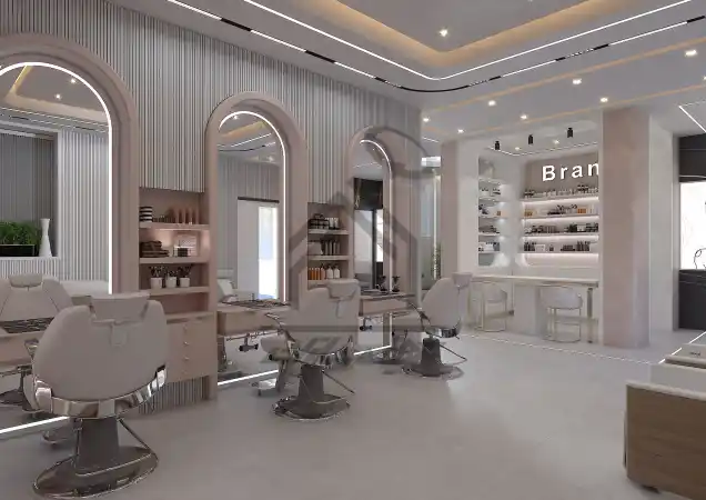 طراحی و اجرای سالن زیبایی مدرن در شیراز