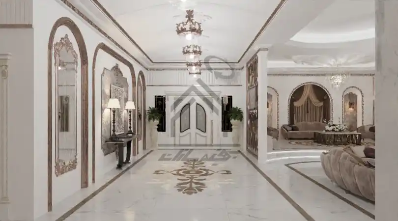 طراحی و اجرای فضای داخلی کلاسیک در شیراز