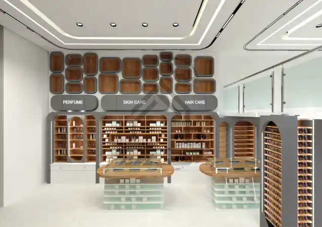 طراحی و اجرای فروشگاه لوازم آرایشی-بهداشتی در شیراز