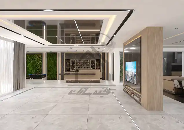 طراحی و اجرای Tv-Wall مدرن در شیراز