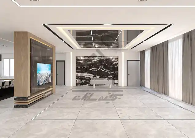 طراحی و اجرای Tv-Wall مدرن در شیراز