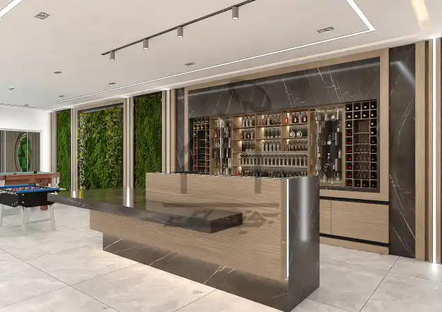 طراحی و اجرای میز بار در شیراز