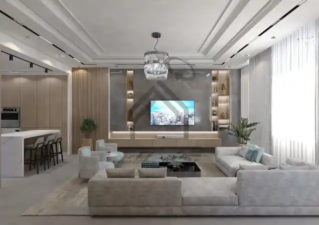 طراحی سالن پذیرایی نئو کلاسیک در شیراز