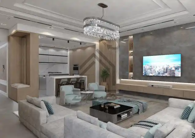 طراحی سالن پذیرایی نئو کلاسیک در شیراز