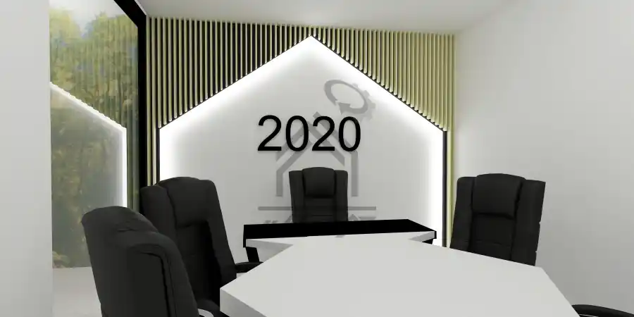 طراحی داخلی بنگاه املاک در شیراز