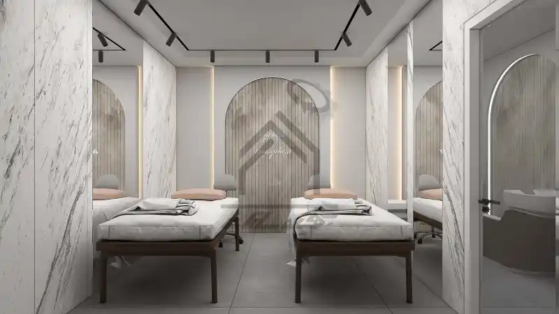 طراحی و اجرای سالن زیبایی زنانه در شیراز