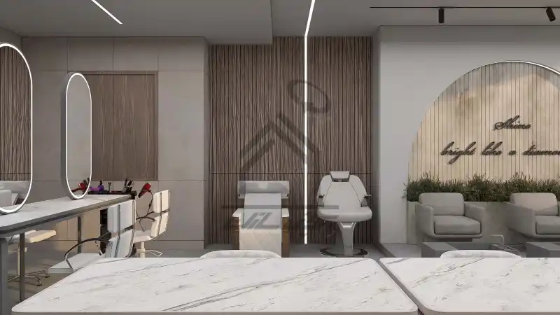 طراحی و اجرای سالن زیبایی زنانه در شیراز