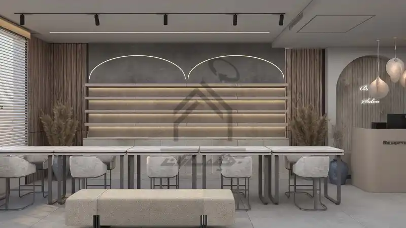 طراحی و اجرای سالن زیبایی زنانه در شیراز