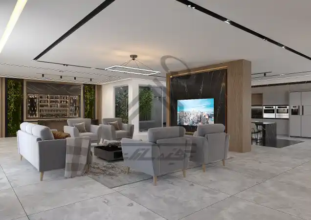 طراحی داخلی ویلا مدرن در شیراز