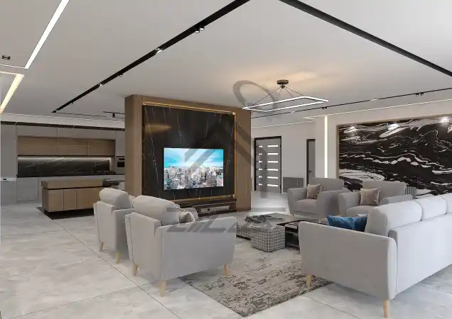 طراحی داخلی ویلا مدرن در شیراز