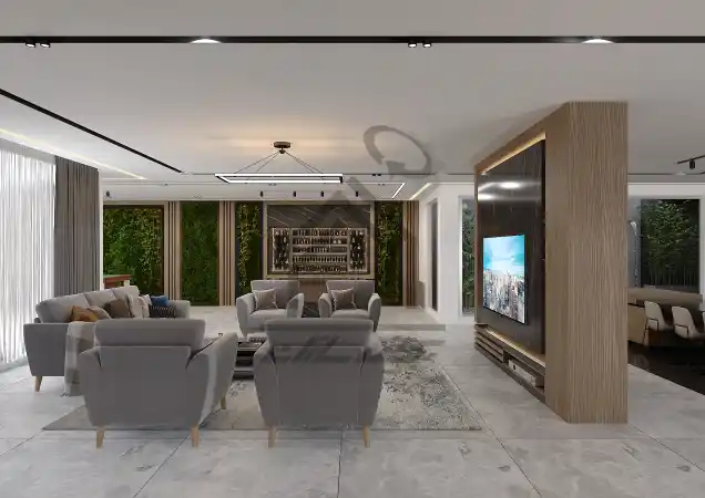 طراحی داخلی ویلا مدرن در شیراز