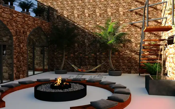 طراحی و اجرای اقامتگاه تفریحی در شیراز