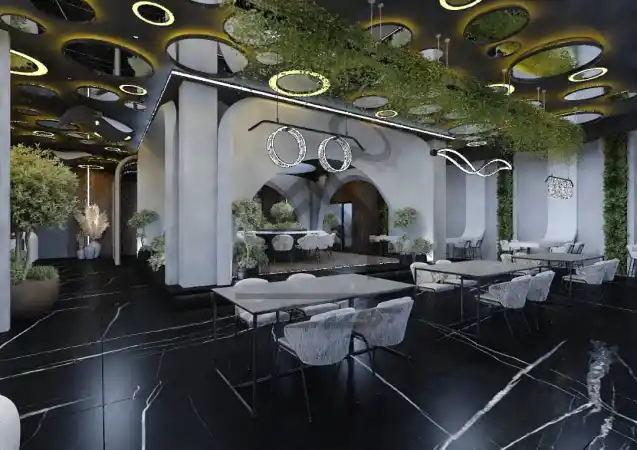 طراحی داخلی رستوران در شیراز