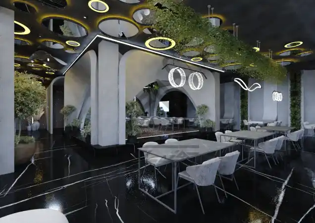 طراحی داخلی رستوران در شیراز