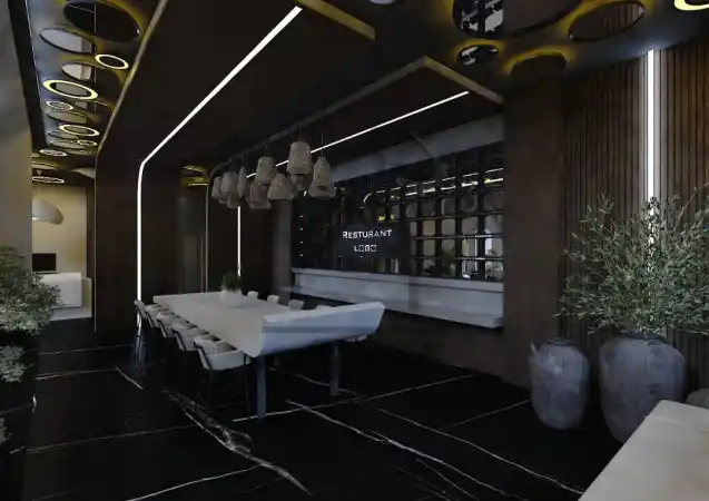 طراحی داخلی رستوران در شیراز