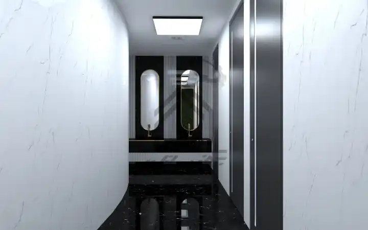 طراحی سرویس بهداشتی مدرن در شیراز