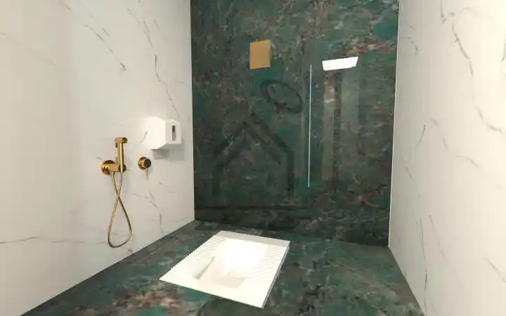 طراحی سرویس بهداشتی مدرن در شیراز