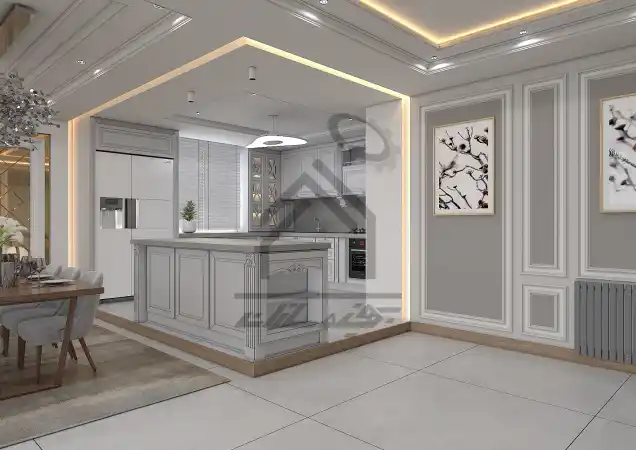 طراحی داخلی آشپزخانه درشیراز
